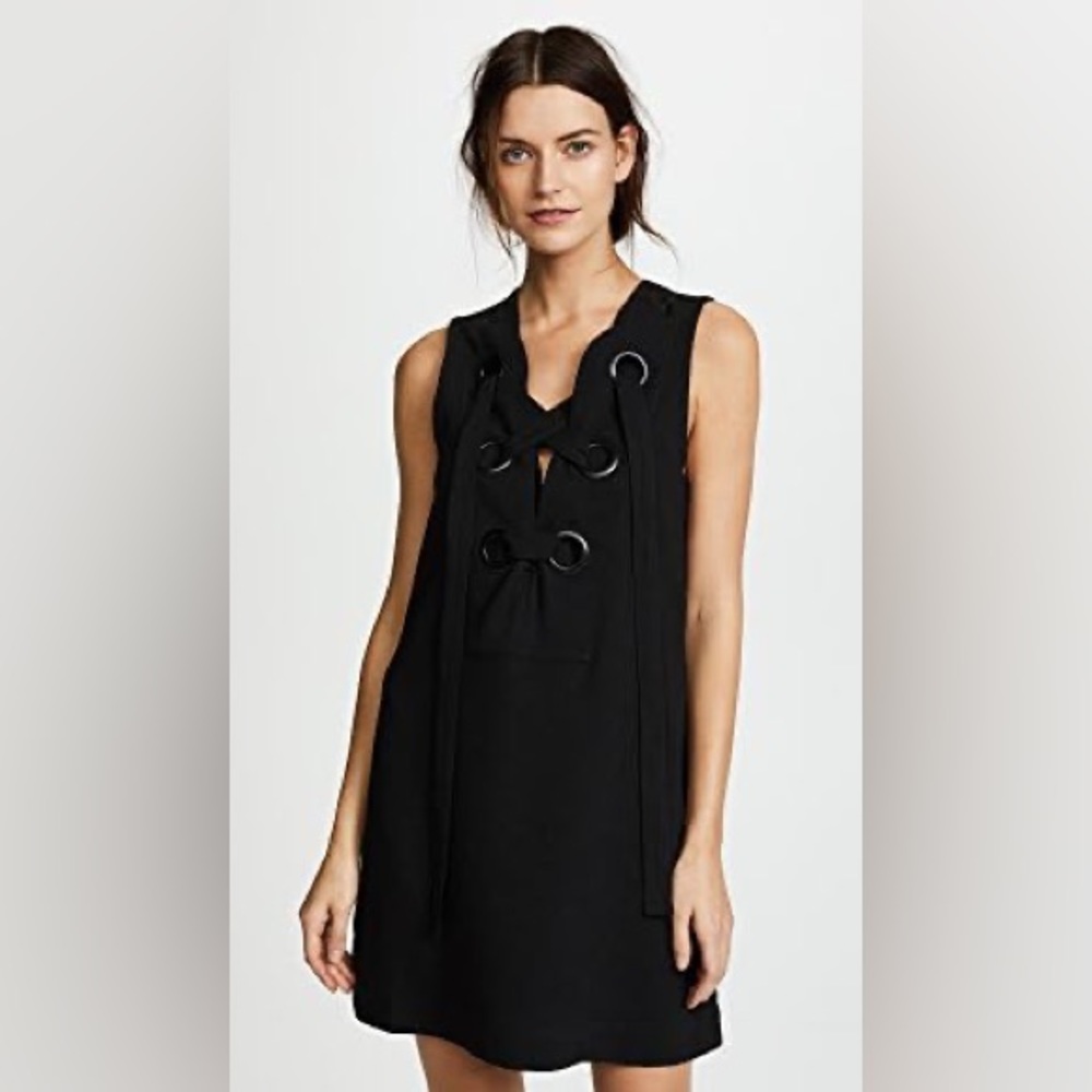 NWT Black English Factory A-Line minidress